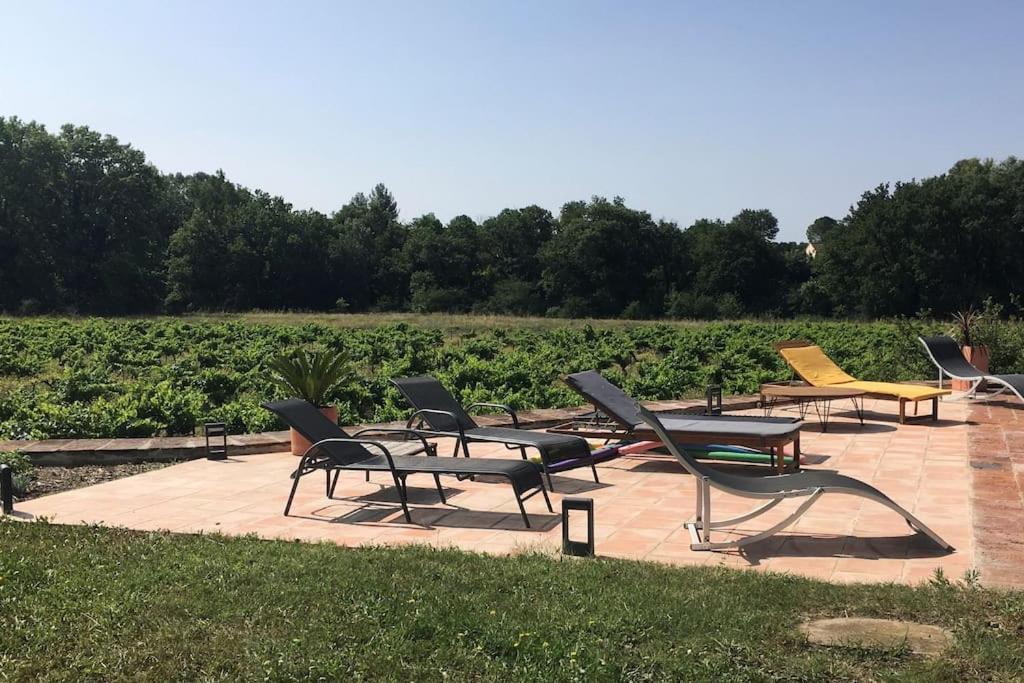 Gite Des Amis Domaine De Mas Caron Caromb Bagian luar foto
